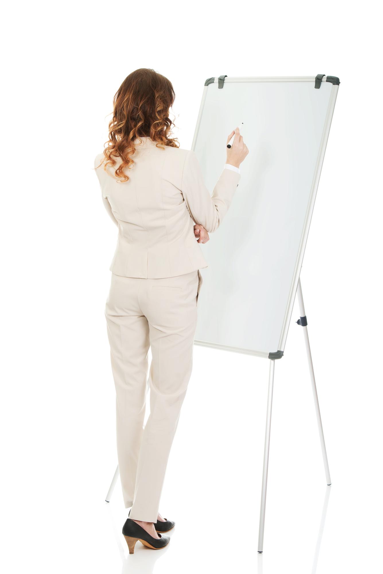 Beratungssitzung, Flipchart und Notizen